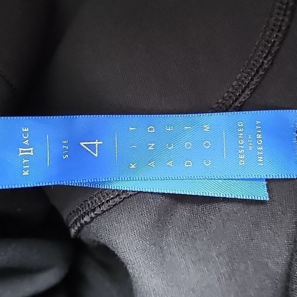 Kit and Ace Pull On Fit and Flare Cropped Pants in Navy Blue Size 4 - Picture 12 of 12